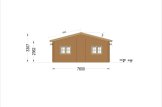 Dom drewniany letniskowy JULIA (44+44 mm), 103 m² specification 5