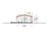 Dom drewniany letniskowy SELENE (44 mm + elewacja, z izolacją), 54 m² specification 6
