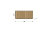 Dom drewniany letniskowy BELLA 2 (44 mm + elewacja), 60 m² specification 5