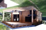 Domek ogrodowy drewniany CAMILA (34+34 mm, z izolacją), 6x6 m, 36 m² customer 2