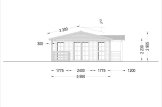 Dom drewniany całoroczny DONNA (44+44 mm, z izolacją), 63 m² - z tarasem 11,5 m² specification 5