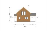 Dom drewniany letniskowy VERA (44+44 mm), 132 m² - z tarasem 13,5 m² specification 8