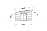 Domek letniskowy drewniany MAJA (34 mm), 7,5 x 4 m, 30 m² specification 3