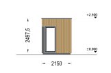 Domek ogrodowy drewniany PREMIUM L (34 mm + elewacja, z izolacją), 3x2 m, 6 m² specification 3
