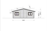Dom drewniany letniskowy ALICE (44+44 mm), 72 m² specification 5
