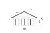 Dom drewniany letniskowy GRETA (44 mm), 54 m² specification 5