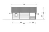 Domek letniskowy całoroczny ANGERS (44+44 mm, z izolacją PLUS), 36 m² - z tarasem 19 m² specification 6