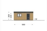 Garaż drewniany dwustanowiskowy SILVIA DUO (34 mm + elewacja), 6x6 m, 36 m² specification 3
