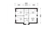 Dom drewniany całoroczny - mieszkalny ASTRID PV (z izolacją, WT2021), 92 m² specification 2