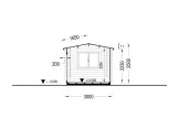 Domek ogrodowy drewniany OAK (34 mm), 6x3 m, 16 m² specification 6