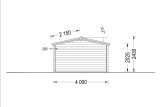 Domek ogrodowy drewniany LILLE (44 mm), 4x3 m, 12 m² specification 4