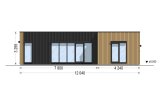 Dom drewniany całoroczny - mieszkalny LUCIA 2 RV (z izolacją, WT2021), 50 m² specification 2