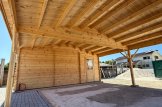 Wiata garażowa drewniana CLASSIC z pomieszczeniem gospodarczym, 7,7x6 m customer 3