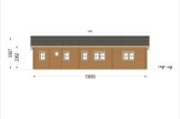 Dom drewniany letniskowy JULIA (44+44 mm), 103 m² specification 4