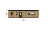Dom drewniany letniskowy BELLA 2 (44 mm + elewacja, z izolacją), 60 m² specification 4