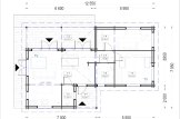 Dom drewniany letniskowy ADELE (44+44 mm), 68 m² specification 1