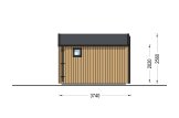 Domek ogrodowy drewniany TONIA PLUS (34 mm + elewacja), 5x3 m, 15 m² specification 5