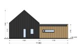 Dom drewniany letniskowy MIRABEL (44 mm + elewacja), 69 m² specification 4