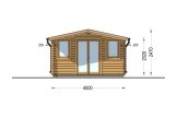 Domek ogrodowy drewniany OLYMP (34 mm), 4x3 m, 12 m² specification 2