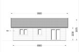 Dom drewniany letniskowy GRETA (44 mm), 54 m² specification 4