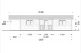 Dom drewniany całoroczny DONNA (44+44 mm, z izolacją), 63 m² - z tarasem 11,5 m² specification 2