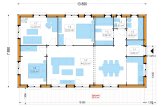 Dom drewniany całoroczny - mieszkalny JULIA RV (z izolacją, WT2021), 95 m² specification 1
