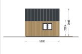 Domek letniskowy drewniany SALLY (34 mm + elewacja), 20 m² specification 5