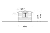 Domek ogrodowy drewniany ELEONORA (44 mm), 6,6 x 3 m, 20 m² specification 3