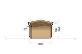 Domek ogrodowy drewniany ELEONORA (34 mm), 6,6 x 3 m, 18 m² specification 5
