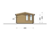 Domek ogrodowy drewniany DEVON (34 mm), 6x4 m, 24 m² specification 3