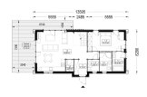 Dom drewniany całoroczny - mieszkalny INGRID RV (z izolacją, WT2021), 137 m² specification 1