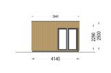 Domek ogrodowy drewniany PREMIUM (34 mm + elewacja), 6x4 m, 24 m² specification 3