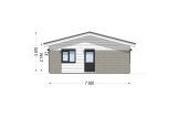Dom drewniany całoroczny - mieszkalny JULIA PV (z izolacją, WT2021), 95 m² specification 5