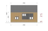 Dom drewniany letniskowy ASTRID (44 mm + elewacja), 120 m² specification 6