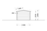 Domek ogrodowy drewniany ELEONORA (44 mm), 6,6 x 3 m, 20 m² specification 5
