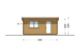 Domek ogrodowy drewniany DREUX F (34 mm), 5x4 m, 18 m² specification 2