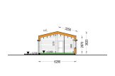 Dom drewniany całoroczny - mieszkalny NICOLE RV (z izolacją, WT2021), 68 m² specification 6