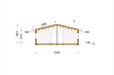 Domek letniskowy drewniany ALICE S (44 mm + elewacja), 63 m² specification 6