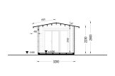 Domek ogrodowy drewniany LILI (34 mm), 6x3 m, 8 m² specification 6