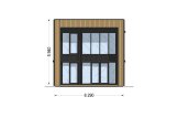 Dom drewniany całoroczny - mieszkalny KAYA 4L RV (z izolacją, WT2021), 50 m² specification 3