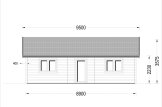 Dom drewniany letniskowy GRETA (44 mm), 54 m² specification 2