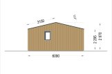 Domek letniskowy drewniany MARINA Modern (44 mm + elewacja), 8x6 m, 48 m² specification 5
