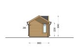 Domek ogrodowy drewniany CLOCKHOUSE (34 mm), 4x3 m, 12 m² specification 3