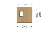 Domek ogrodowy drewniany PREMIUM S (34 mm + elewacja, z izolacją PLUS), 4,1 x 2,4 m, 10 m² specification 5