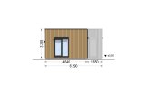 Dom drewniany całoroczny - mieszkalny LUCIA 2 RV (z izolacją, WT2021), 50 m² specification 3