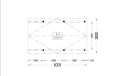Wiata garażowa drewniana na 1 samochód BETSY 3,6x6 m specification 1