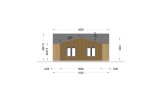 Dom drewniany letniskowy VALERI (44 mm + elewacja), 80 m² specification 5