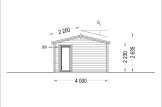 Domek letniskowy drewniany MARION (34 mm) 7,5 x 4 m, 30 m² specification 5