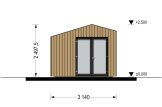 Domek ogrodowy drewniany TONIA (34 mm + elewacja), 3x3 m, 9 m² specification 2