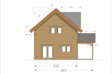 Dom drewniany letniskowy VERA S (44 mm + elewacja), 126 m² specification 4